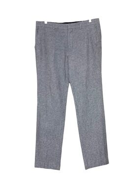 Mexx Gray Chinos Linen Cotton 34X33 Neutral Breathable Casual Dress Slim Pants